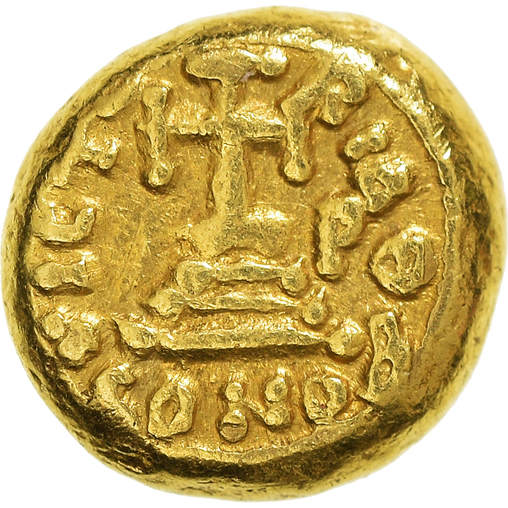 Coin, Constans II, Solidus, 650-651, Carthage, AU(55-58), Gold