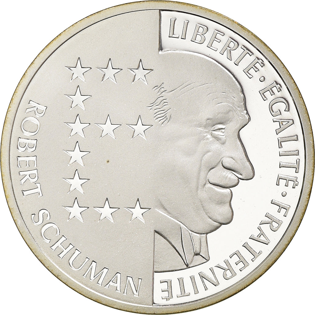 Coin, France, Schuman, 10 Francs, 1986, Paris, BE, MS(65-70), Silver, KM:958b