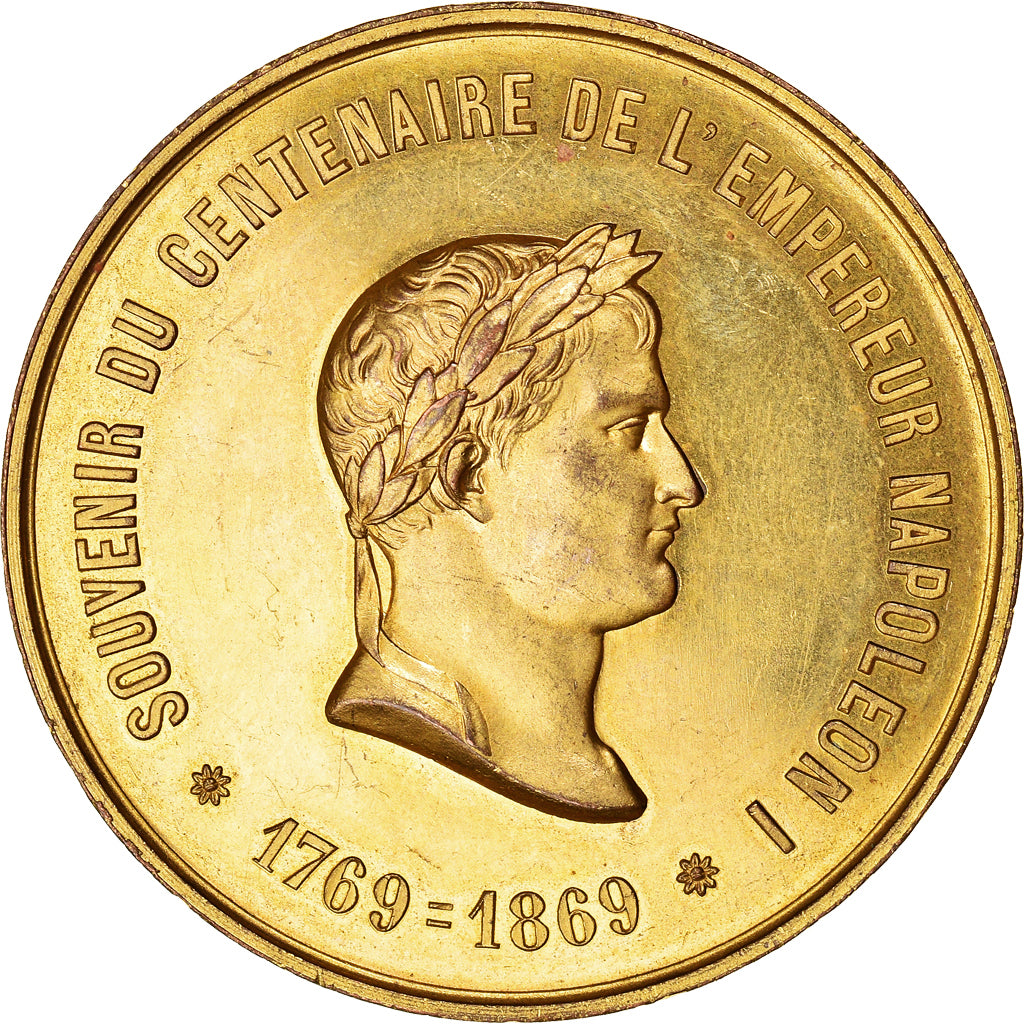 France, Médaille, Souvenir du Centenaire de Napoléon Ier, History, 1869, SUP