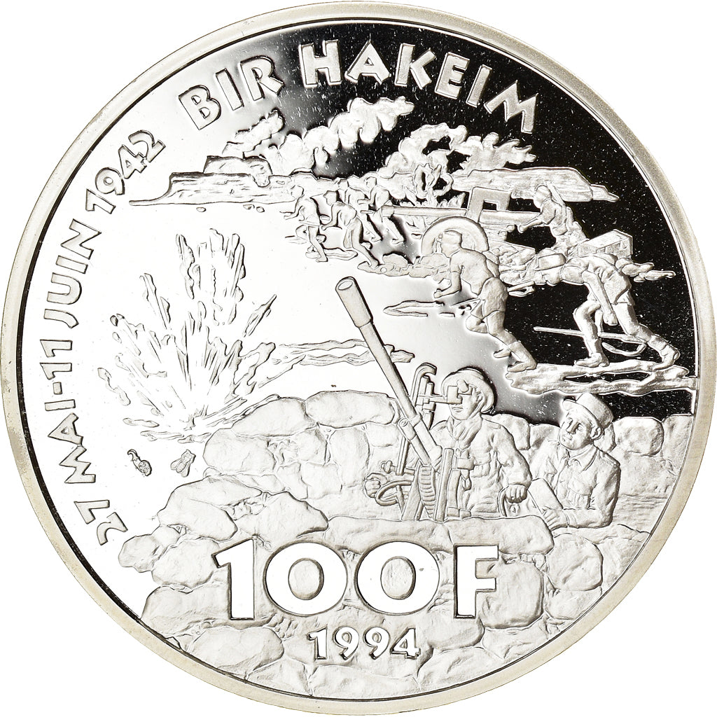 Coin, France, Koenig, 100 Francs, 1994, Proof, MS(65-70), Silver, KM:1040