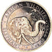 Moeda, Somália, Elephant, 100 Shillings, 2018, 1 Oz, MS(65-70), Prata
