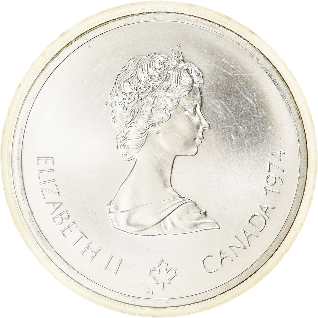 Coin, Canada, Elizabeth II, Lacrosse, 10 Dollars, 1974, Ottawa, MS(65-70)