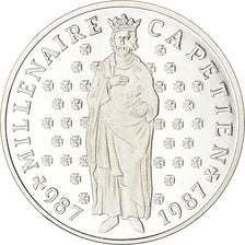 Monnaie, France, Millénaire Capétien, 10 Francs, 1987, FDC, Argent