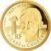Francia, 500 Francs, Albertville, Coubertin, 1991, Monnaie de Paris, FS, Oro
