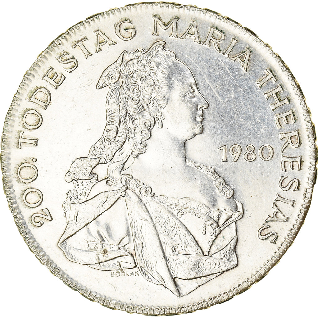 Coin, Austria, 500 Schilling, 1980, MS(60-62), Silver, KM:2949