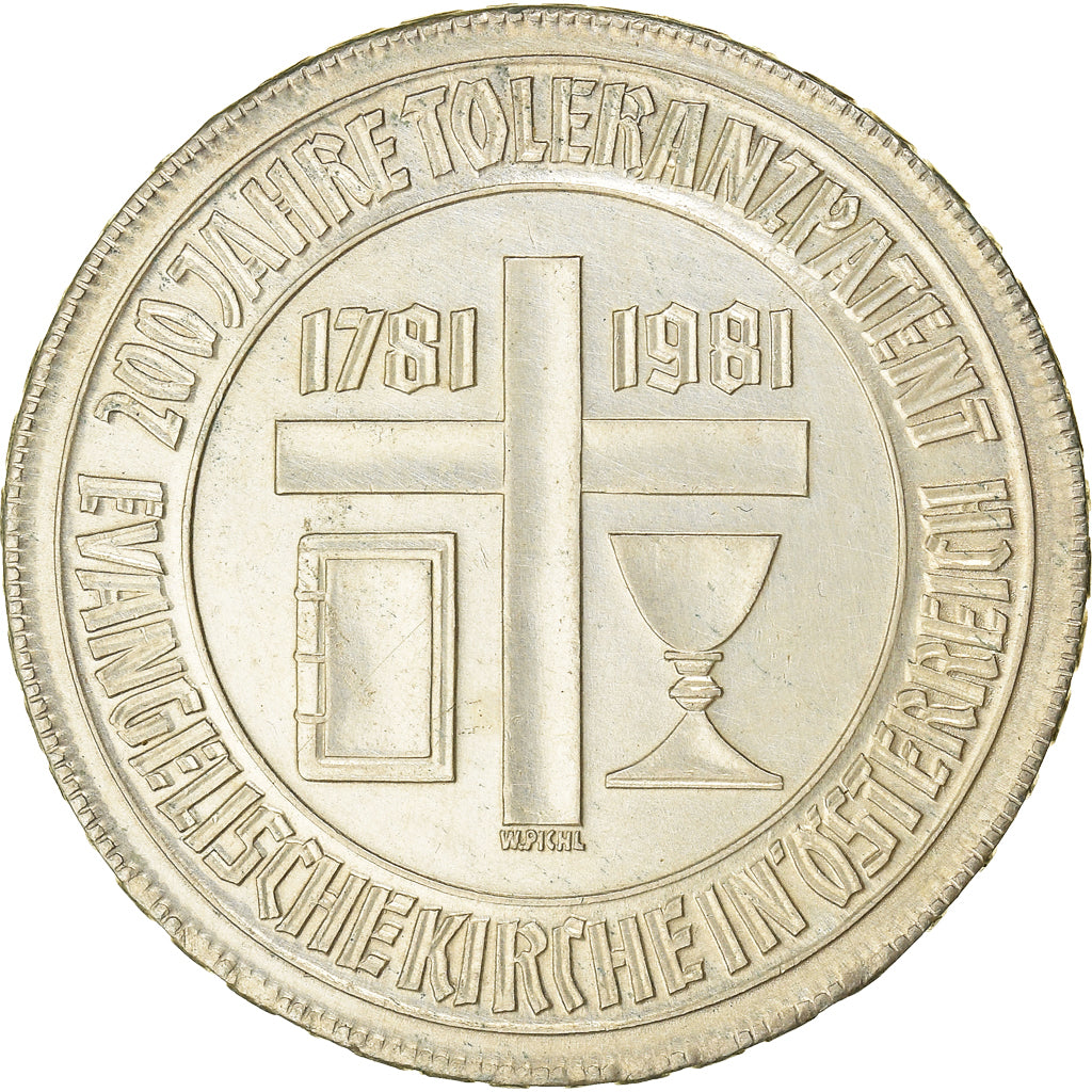 Coin, Austria, 500 Schilling, 1981, Vienna, MS(63), Silver, KM:2954