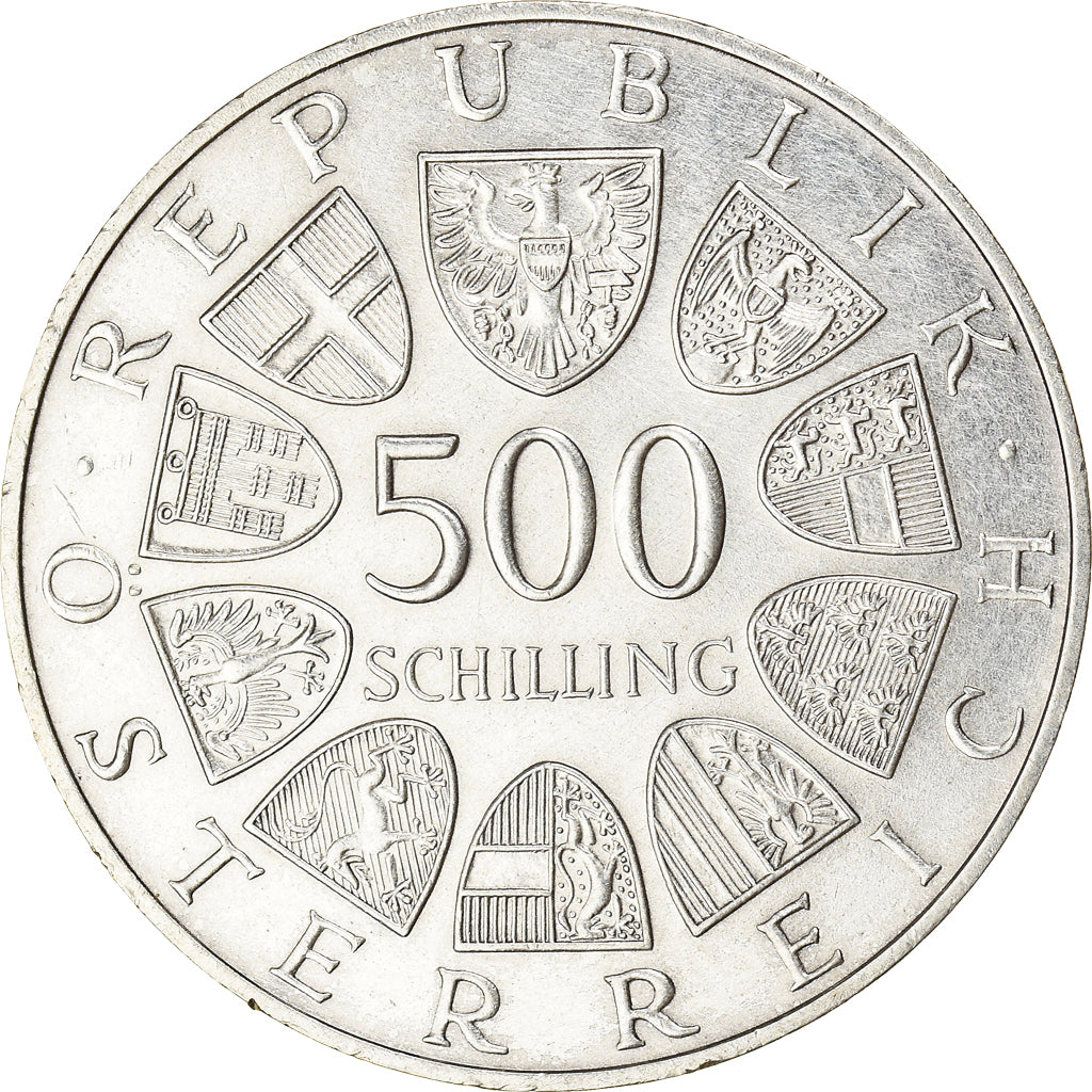 Münze, Österreich, 500 Schilling, 1986, Vienna, VZ, Silber, KM:2976