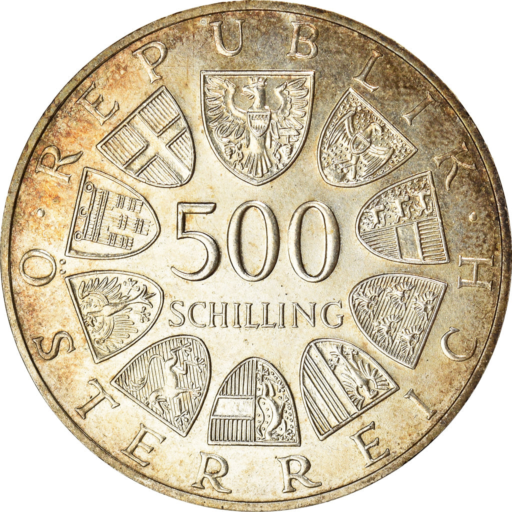 Münze, Österreich, 500 Schilling, 1986, Vienna, VZ+, Silber, KM:2976