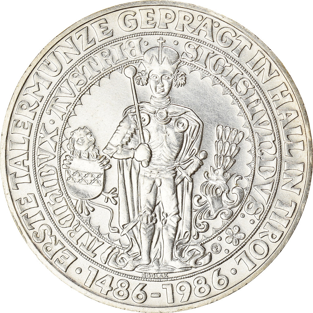 Moneda, Austria, 500 Schilling, 1986, Vienna, SC, Plata, KM:2977