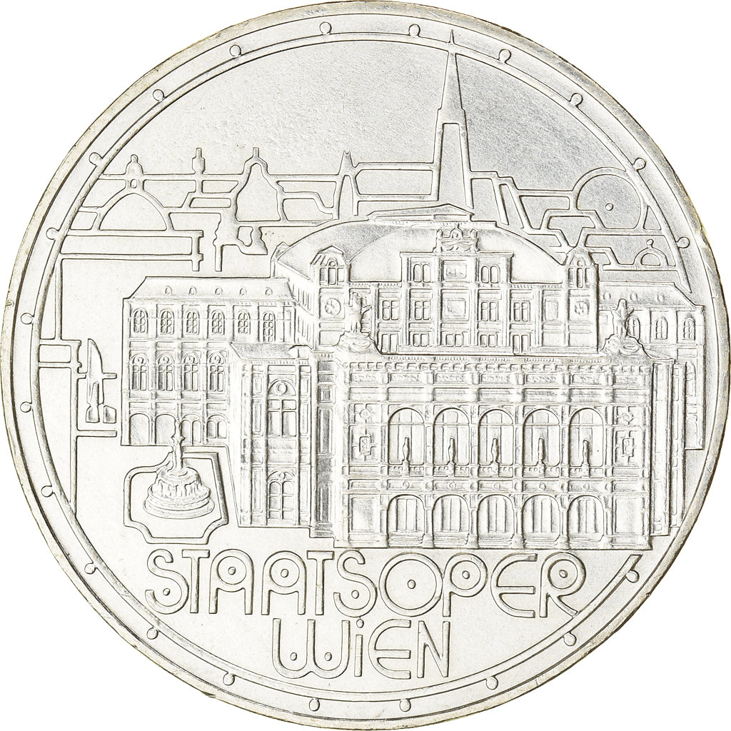 Coin, Austria, 500 Schilling, 1991, Vienna, MS(63), Silver, KM:3002