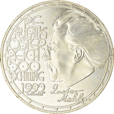 Coin, Austria, 500 Schilling, 1992, Vienna, MS(63), Silver, KM:3010