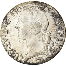 Moneta, Francia, Louis XV, Ecu, 1763, Orléans, BB, Argento, KM:523.18