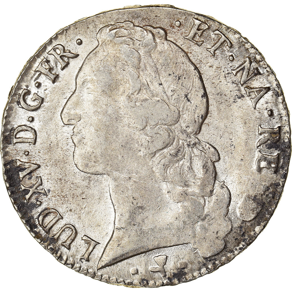 Coin, France, Louis XV, Écu de Béarn au bandeau, Ecu, 1765, Pau, VF(30-35)