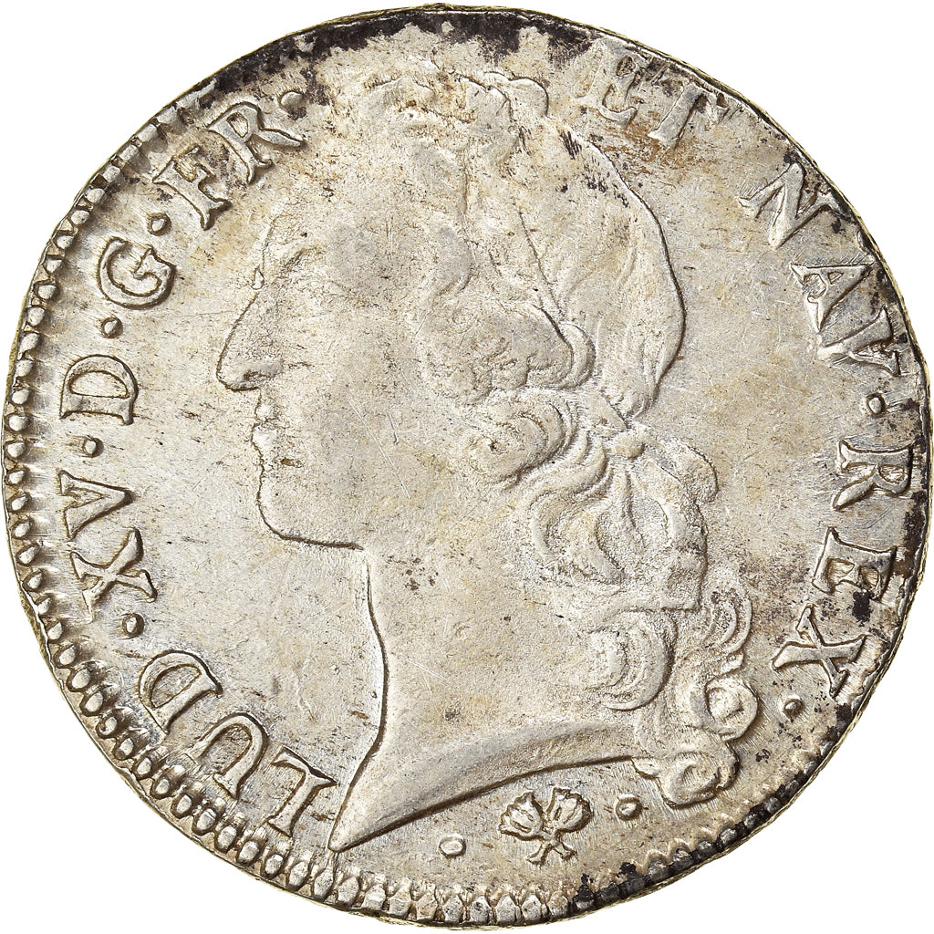 Munten, Frankrijk, Louis XV, Écu au bandeau, Ecu, 1765, Bayonne, ZF, Zilver