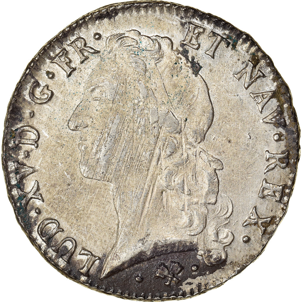 Moeda, França, Louis XV, Écu au bandeau, Ecu, 1765, Bayonne, EF(40-45), Prata