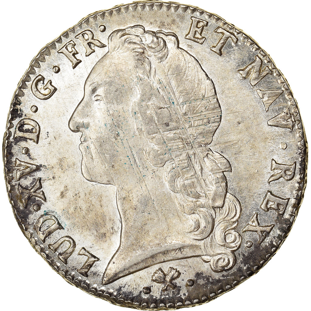 Moneta, Francia, Louis XV, Écu au bandeau, Ecu, 1768, Bayonne, BB+, Argento