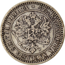 Coin, Finland, Alexander II, 2 Markkaa, 1870, EF(40-45), Silver, KM:7.1