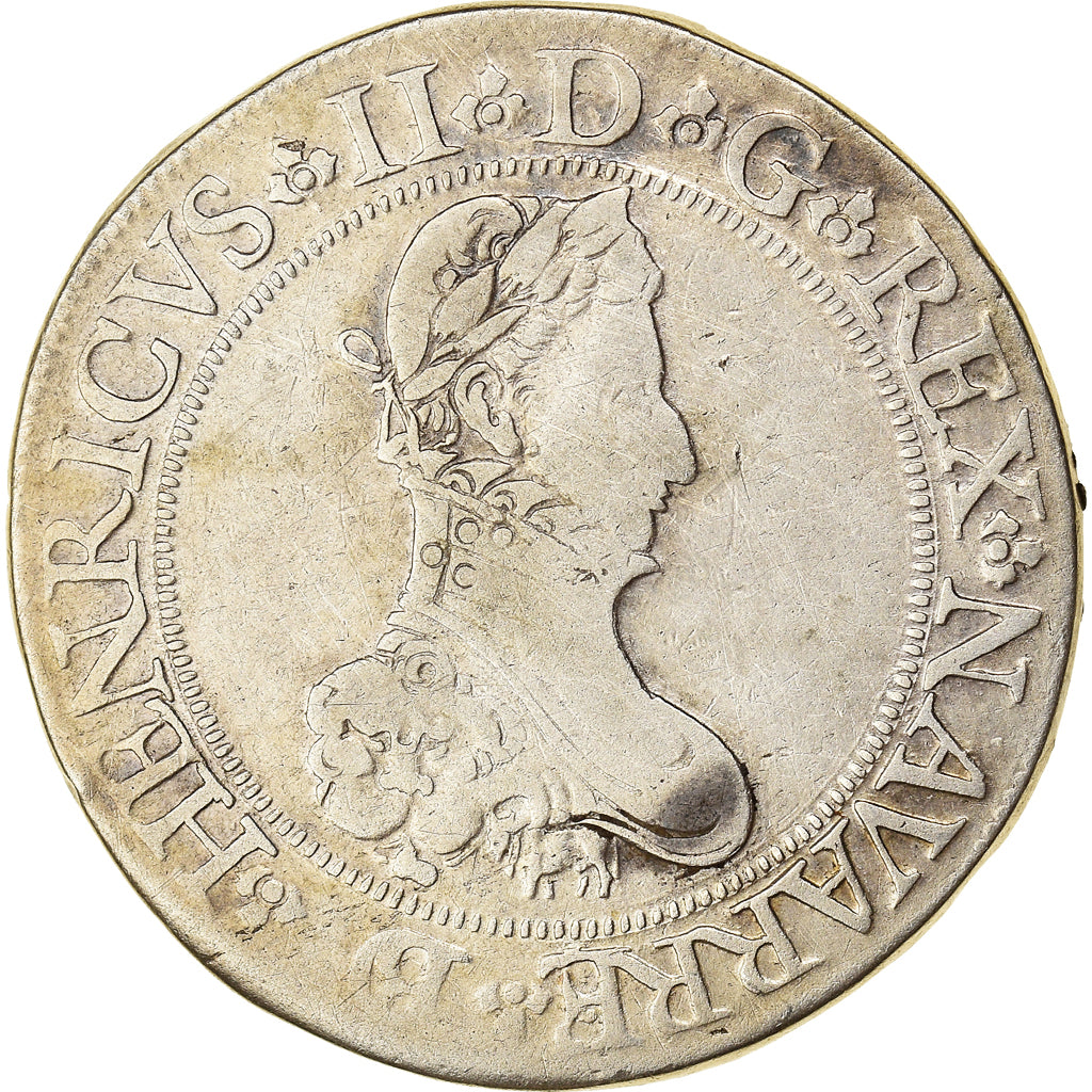 Münze, Frankreich, Béarn, Franc, 1579, Pau, S+, Silber, Boudeau:603