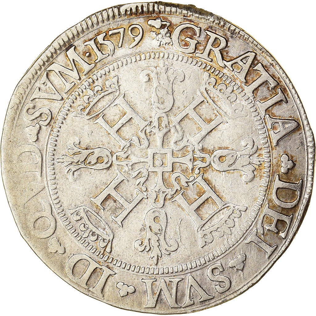 Münze, Frankreich, Béarn, Franc, 1579, Pau, S+, Silber, Boudeau:603