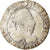 Coin, France, Henri III, Demi Franc, 1587, Paris, VF(30-35), Silver