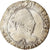 Moneda, Francia, Henri III, Demi Franc, 1587, Paris, BC+, Plata, Sombart:4716