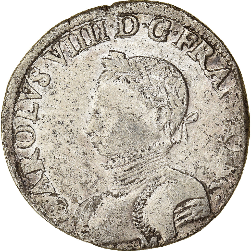 Münze, Frankreich, Charles IX, Teston, 1565, Toulouse, S, Silber, Sombart:4602
