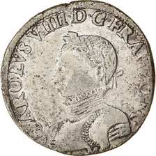 Münze, Frankreich, Charles IX, Teston, 1565, Toulouse, S, Silber, Sombart:4602