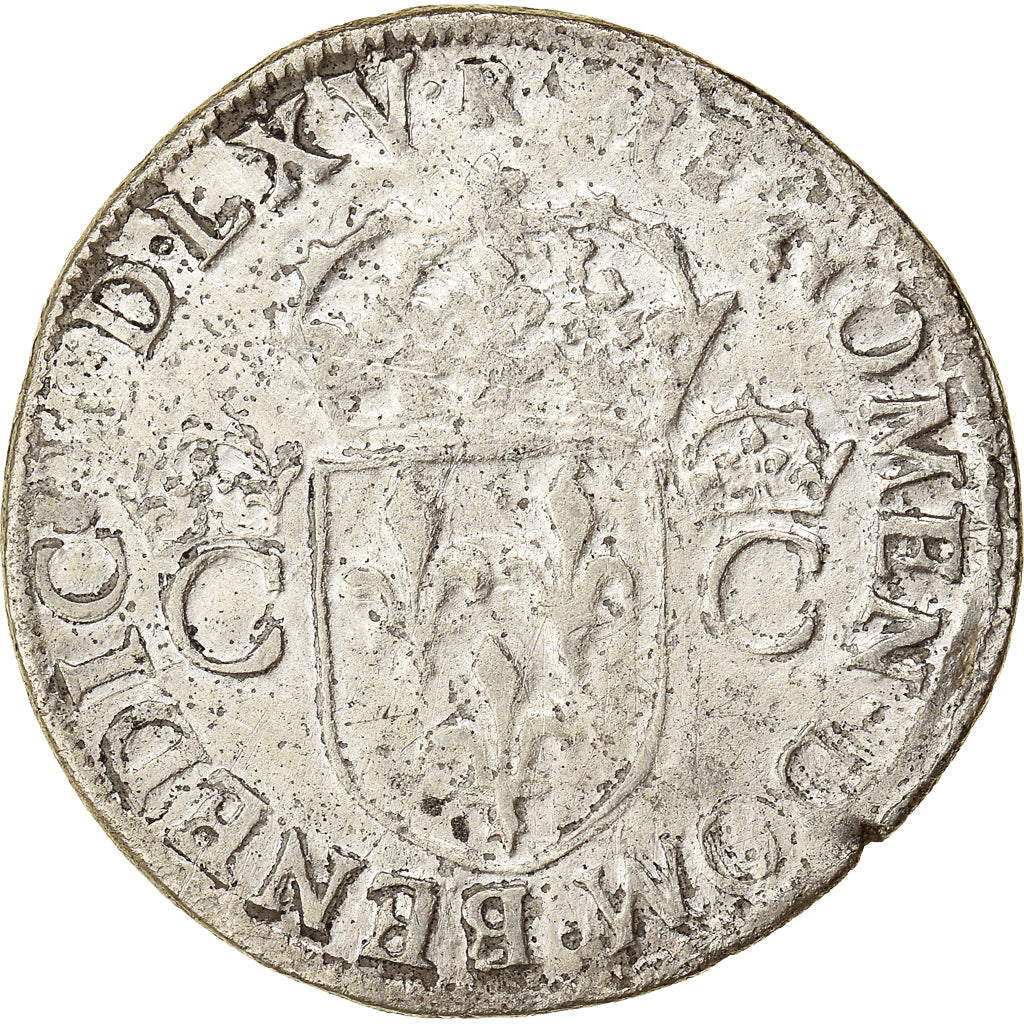 Münze, Frankreich, Charles IX, Teston, 1565, Toulouse, S, Silber, Sombart:4602