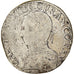 Moneda, Francia, Charles IX, Teston, 1564, La Rochelle, BC, Plata