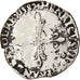 Coin, France, Henri III, 1/4 Ecu, 1587, Rennes, VF(20-25), Silver, Duplessy:1133