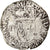 Monnaie, France, Henri III, 1/4 Ecu, 1587, Rennes, TB, Argent, Duplessy:1133