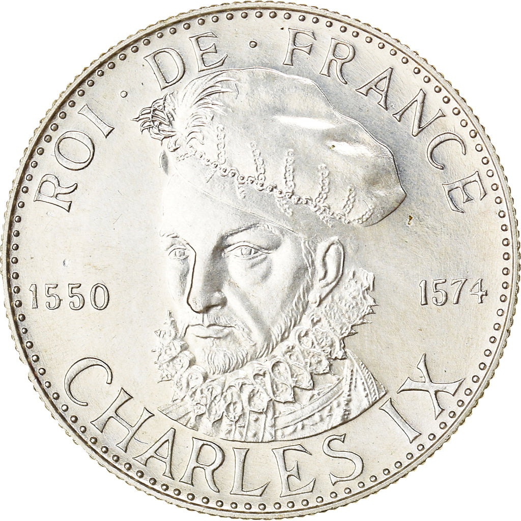 Frankreich, Medaille, French Fifth Republic, Charles IX, 1982, STGL, Silber