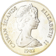 Monnaie, Îles Caïmans, Elizabeth II, 10 Dollars, 1982, British Royal Mint