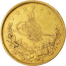 Moneta, Turchia, Abdul Aziz, 100 Kurush, 1869/AH1277/9, Qustantiniyah, BB, Oro