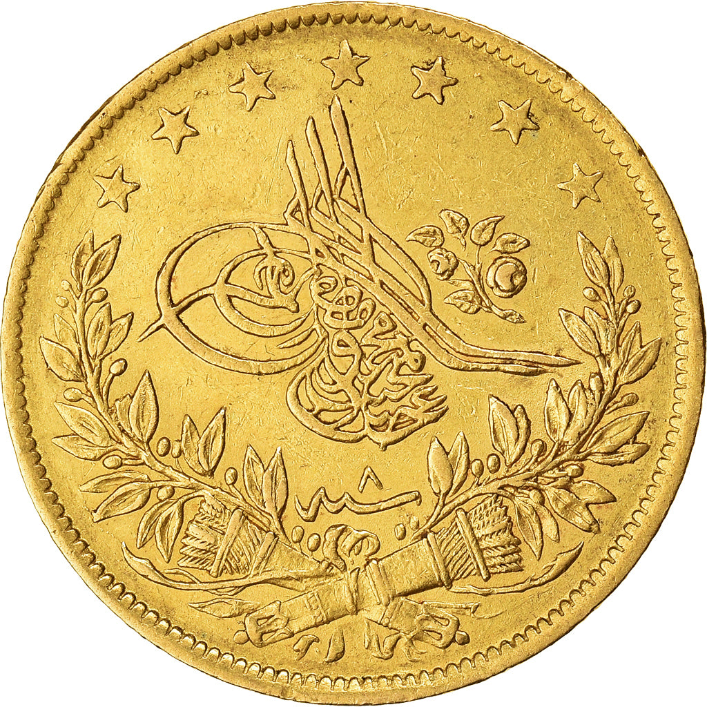 Moneta, Turchia, Abdul Mejid, 100 Kurush, 1846/AH1255/8, Qustantiniyah, BB, Oro