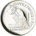 Münze, Vatikanstadt, John Paul II, 5000 Lire, 2001, Rome, STGL, Silber, KM:340
