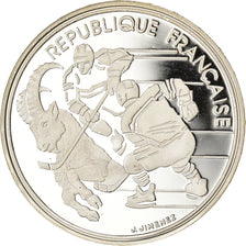 Munten, Frankrijk, Hockey players, 100 Francs, 1991, Albertville 92, FDC