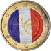 France, 2 Euro, EMU, 2009, Paris, Colorized, AU(55-58), Bi-Metallic, KM:1590