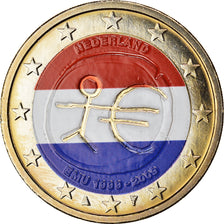 Netherlands, 2 Euro, 2009, Colorized, MS(60-62), Bi-Metallic, KM:281