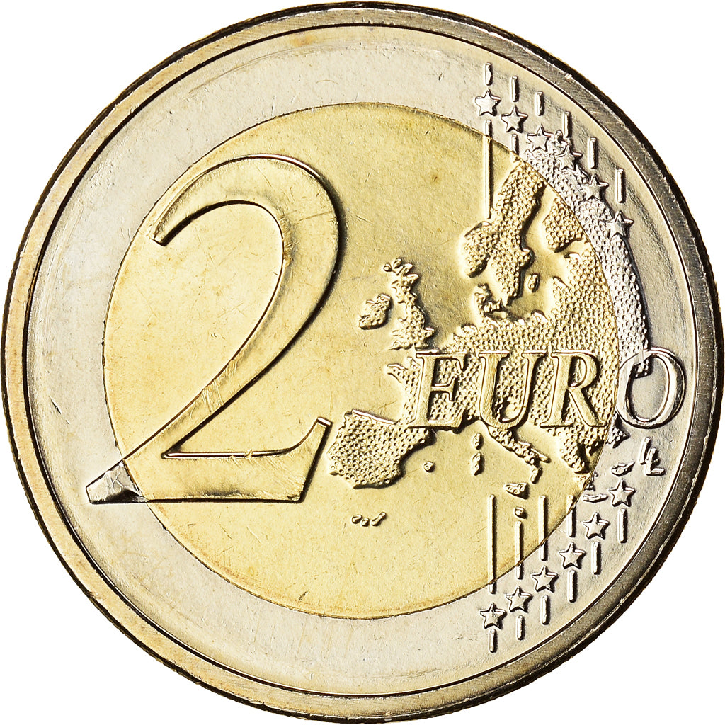Netherlands, 2 Euro, 2009, Colorized, MS(60-62), Bi-Metallic, KM:281