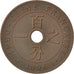 FRENCH INDO-CHINA, Cent, 1896, Paris, KM #P1, AU(55-58), Bronze, Lecompte #48,..