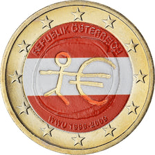 Austria, 2 Euro, 2009, Colorized, MS(60-62), Bi-Metallic, KM:3175