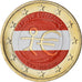 Austria, 2 Euro, 2009, Colorized, MS(60-62), Bi-Metallic, KM:3175