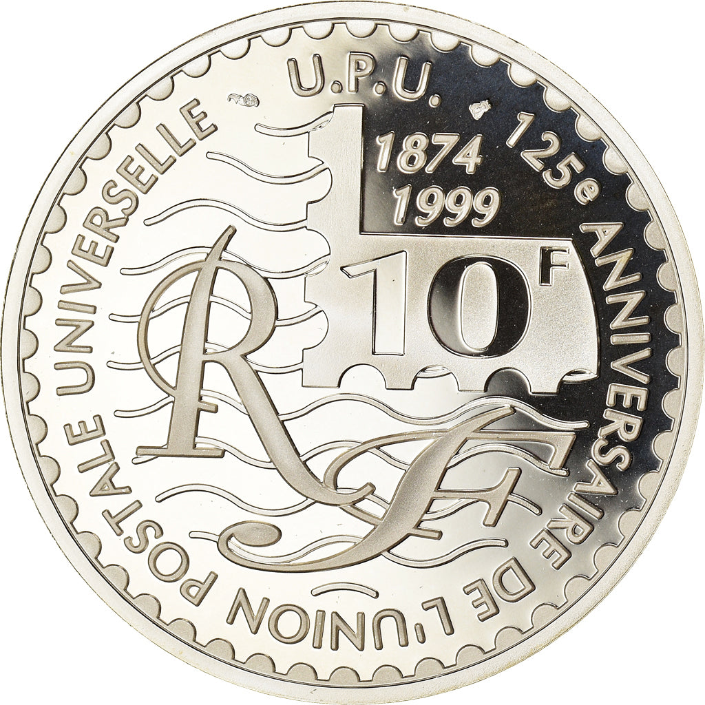 Coin, France, 10 Francs, 1999, Paris, Proof, MS(65-70), Silver, KM:1398