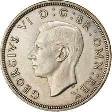 Coin, Great Britain, George VI, Crown, 1937, AU(50-53), Silver, KM:857