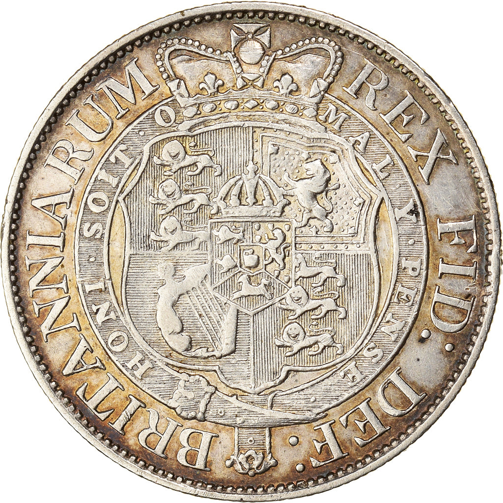 Coin, Great Britain, George III, 1/2 Crown, 1819, London, EF(40-45), Silver