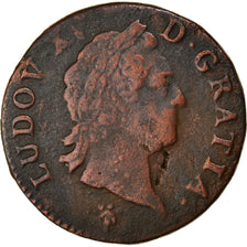 Münze, Frankreich, Louis XV, Sol à la vieille tête, Sol, 1772, Reims, S