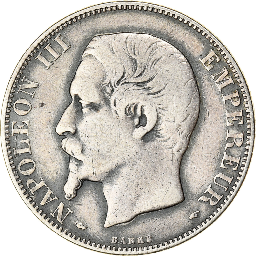 Münze, Frankreich, Napoleon III, 2 Francs, 1854, Paris, S+, Silber, KM:780.1