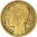 Moneda, Francia, Morlon, Franc, 1935, Paris, BC+, Aluminio - bronce, KM:885