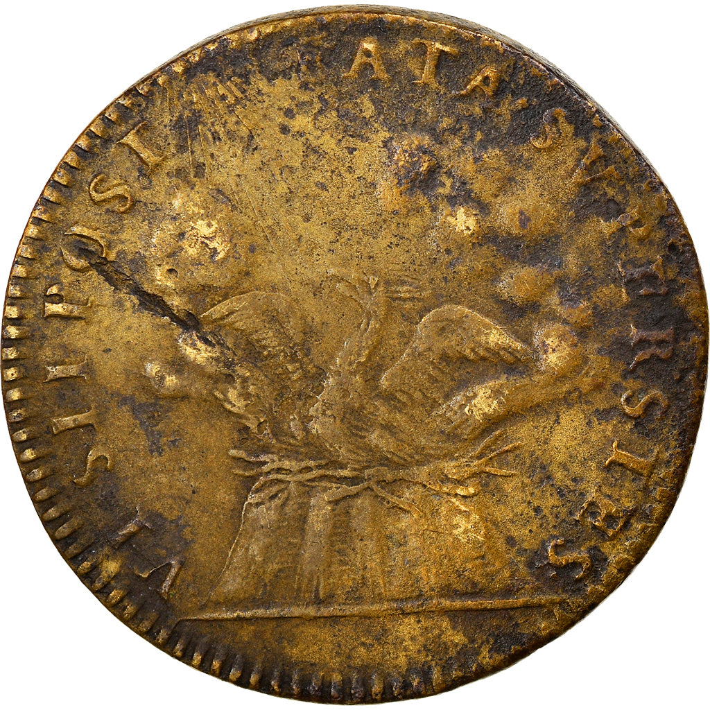France, Token, Louis XIV Le Grand, History, VG(8-10), Brass